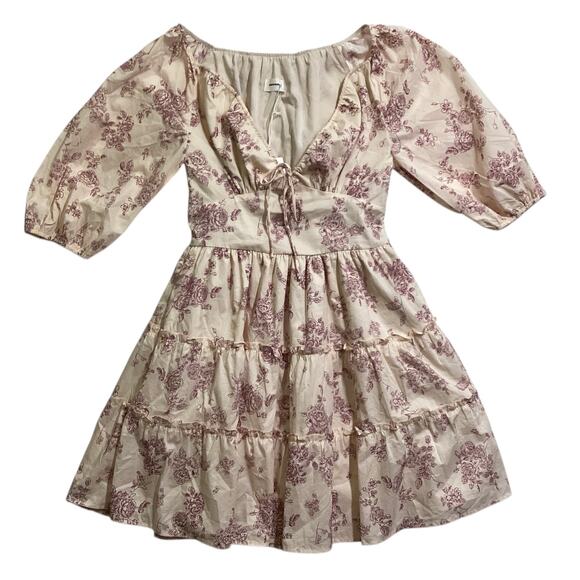 Aureum floral mini dress size XL - Picture 2 of 10